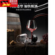 Tuojin European style crystal red bow tie goblet set, crystal red stem 420ml red wine glass 2 pieces