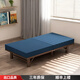 Dunhui exports Japanese quality folding bed for home use, office lunch break bed storage folding bed, hotel extra bed, blue gray multi-layered coconut palm mat, width 80, length 200cm