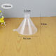 Fantasy household diesel gas oil thin tube transparent funnel round small diameter transparent liquid thin mouth repackaging artifact universal 75mm short handle
