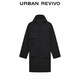 UR2026 Spring New Men's Trendy Outdoor Hooded Drawstring Super Loose Windbreaker UUV160010 Black S