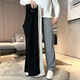 The new season's new men's autumn and winter Zhengui aesthetics, exquisite light luxury, versatile two-color casual pants, high-end men's clothing, gray 34 (155-165Jin Jin is equal to 0.5 kg)