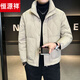 恒源祥羽绒服男短款冬季加厚2026新款休闲百搭轻盈保暖冬装鸭绒外套 黑色 L