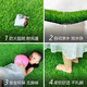 Simulated lawn carpet, artificial fake lawn, plastic green balcony, outdoor kindergarten bedding, courtyard artificial turf, 2 cm encrypted high-quality spring grass, 1 meter wide, 7 meters long, artificially cut