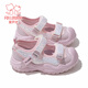 Fuluo Mi Girls' Sports Shoes Spring New Sweet Style Casual Shoes Children's Thick-soled Non-Slip Mary Jane Shoes Pink 26