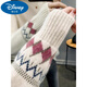 Disney Retro Half Turtleneck Sweater for Girls 2026 New Autumn and Winter Wool Sweater Loose Style Short Knitted Beige 190 3XL Recommended 140-150 Jin Jin equals 0.5 kg