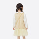 Xiaoyinman children's clothing girls doll collar dress Xiaoxiangfeng 26 spring sweet and cute mesh skirt for children yellow 110
