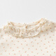 Fanhunting girls long-sleeved T-shirt spring 2026 new style children's lace collar bottoming shirt baby top spring and autumn off-white 80 cm