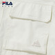 FILA Children's Clothing Shirt 2025 Autumn New Men's Breathable Dry Sports Long-Sleeved Top Milk Cover White-IV 140