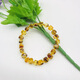 Drops of water form pearls. Nanzhu family amber bracelets are novel in style, fashionable and fresh. Give them to your girlfriend or mother as a birthday gift. Square amber bracelets.