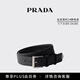 PRADA/Prada gift men's Saffiano cow leather belt belt black 90cm