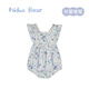 Nido Bear's new summer baby jumpsuit, baby girl's pure cotton crawling suit, cute midsummer daisy 66cm