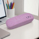 
Glasses box cloth metal storage myopia glasses reading glasses sunglasses sunglasses box for male and female students universal anti-pressure and anti-fall Pink 16.1*6.2*3.9cm