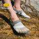 Vibram amphibious five-finger shoes water sports surfing kayak barefoot casual five-finger shoes gripping wading and river tracing shoes black 37