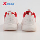 Xtep children's casual shoes for girls 2026 spring new fashion flash shoes sneakers 674114323009 fish belly white/transcendence red New Year's color matching 27