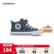 Converse Children's Clothing Boys Canvas Shoes 2025 Spring New Medium and Big Girls Velcro Casual Shoes A10761C Green 35 Recommended foot length 21.5cm