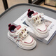 Woodpecker Girls Shoes Children's Shoes 2025 New Autumn Casual Versatile Sports Shoes Soft Sole Princess White Shoes Girls Red 26