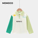 Mami Maka (MOMOCO) children's clothing boys' POLO shirts 2026 spring style medium and large children's trendy casual POLO shirts white 90