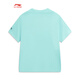 Li Ning children's clothing round neck pullover short-sleeved cultural shirts for men and women 26 new fashion printed casual versatile sports T-shirts Jianshiqing-6 120
