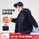 Zuoxi Boys' Lamb Wool Jacket 2025 New Hooded Padded Children's Autumn and Winter Clothes Boys' Cotton Clothes Navy Blue 130