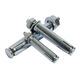 Silver and other non-standard expansion screws zinc external air conditioning bolts three-piece set extended expansion wire galvanized M6M8M10M12 6*80 1 box with 10 drill bits