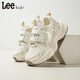 Lee Children's Shoes Spring New Children's Mesh Daddy Shoes Girls' Thick-soled Running Shoes for Boys and Girls Beige 26 Recommended Foot Length 157mm
