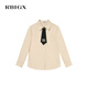 RBIGX24 winter long-sleeved shirt CC4DR2359 beige 110