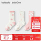 Bala BalaOne Children's Socks Autumn and Winter Girls' Socks Jacquard Medium and Large Children's Wool Three Pairs 208425172001