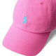 Polo Ralph Lauren Unisex 26 Spring Cotton Khaki Baseball Cap RL54285 650-Pink ONE