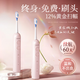 Minhuang Sweeping Vibration Integrated Electric Toothbrush Adult Sonic Automatic Student Party Soft Hair Couple Set Gift Men's and Women's Home Soft Mist Powder Basic Model No Sweeping Vibration Free 1 Brush Head