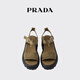 PRADA/Prada gift women's canvas sandals shoes military green 39