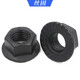 Wenzhi grade 8.8 black toothed flange nut DIN6923/6177 fine thread flange nut M6/8/10/12 grade 8 standard thread