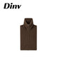 Dianyu dinv/ Dianyu Stacking Diary Raccoon Sheep Wool Knitted Sleeveless Inner Vest Women's Vest and Waistcoat Brown One Size