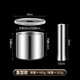 Qiaobo Lai 16 stainless steel garlic pounder medicine grinder stone mortar mash jar mortar garlic mortar 16 stainless steel 316 stainless steel straight 10CM garlic pounder