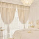 Fantasy double-layer blackout curtain cloth and gauze integrated princess style French milk tea color ins internet celebrity lace gauze hook-type finished product. Popular recommendation - gray cloth + gauze, free curtain head, Korean pleats, 3 meters open, 2.7 meters high (1.5*2.7 two pieces)