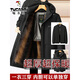 Woodpecker thickened father's removable lining cotton-padded jacket men's cotton-padded jacket middle-aged and elderly plus velvet cotton-padded winter clothing father's warm jacket 2408 black M (175) Recommended 90-110Jin Jin equals 0.5 kg