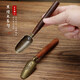 Jingdian Tea Spoon Wood Alloy Japanese Tea Shovel Tea Spoon Tea Can Tea Taking Tea Ceremony Accessories Wood Tin Alloy Jade Hand Buddha Hand-Tea Spoon