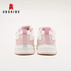 ABC KIDS children's shoes cute girls bow sneakers 2026 spring new breathable children's running shoes student casual shoes pink 28 inner length about 18cm