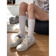 Aoyanlai white socks are versatile and show slim legs. YYDS spring and summer sports pile socks, four colors, 1 pair each