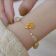 
Three Life One Life Fu brand retro feel ins bestie gift bracelet new style M1476 [Bow Bracelet]