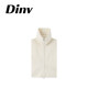 Dianyu dinv/ Dianyu Stacking Diary Raccoon Sheep Wool Knitted Sleeveless Inner Vest Women's Vest and Waistcoat Brown One Size