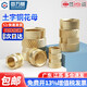 Guwanji injection molded hot-melt copper nut M2M3 through-hole knurled nut soil eight-character embedded copper insert copper flower mother national standard M2x3x3.2 50 pieces