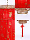 Xu Shansi antique sheepskin red lantern outdoor advertising printing custom palace lantern hanging Chinese style Chinese style waterproof sun chandelier 80 thick dragon and phoenix style free LED light