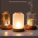 Shantou Lincun home beauty salon glass candlestick soothing lamp sandalwood powder fumigation furnace Chinese candle sunken lamp golden fumigation lamp