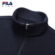 FILA Children's Clothing Cotton Clothes 2026 Spring New Men's and Large Children's Outdoor Hooded Woven Two-piece Set RD Royal Blue-NV 140