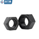 GUWANJI grade 10.9 high strength fine thread hexagonal nut fine buckle iron black nut fine thread nut M8M10M12M36mm M12x1.25 (20 pieces)