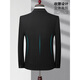 Woodpecker 2026 new groom suit wedding dress groomsmen slim Korean suit banquet wedding formal black single jacket XL recommended 115-125 Jin Jin equals 0.5 kg