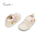 Snaffy children's toddler shoes baby kindergarten indoor shoes spring girls breathable and comfortable casual sneakers Milan white 22