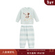 White wheat boys 2024 autumn and winter new parent-child suit baby girl home clothes one-piece clothes mother and child suit (children's style) 100
