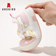 ABC KIDS children's shoes cute girls bow sneakers 2026 spring new breathable children's running shoes student casual shoes pink 28 inner length about 18cm