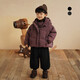 Yantaijia Boys' 90 White Duck Down Jacket Winter New Children's Thickened Jacket Baby Warm Winter Top Purple 90 Filling Capacity 65g